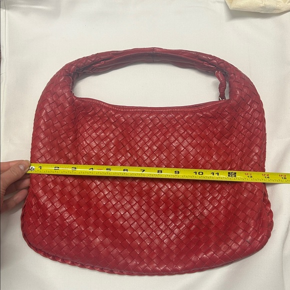 Bottega Veneta vintage red Woven Leather Hobo Bag - Picture 13 of 16